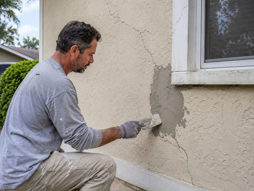 Stucco Repair Tampa exterior wall finish