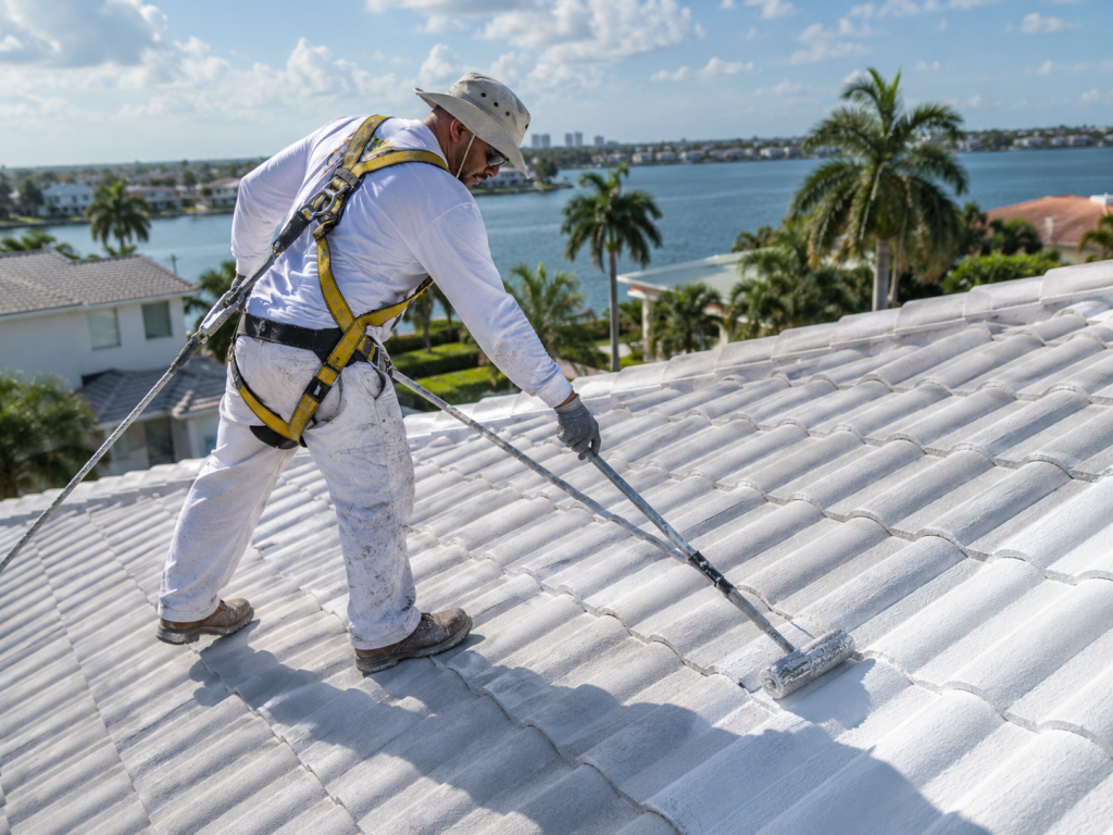 Roof Painting Process Tampa