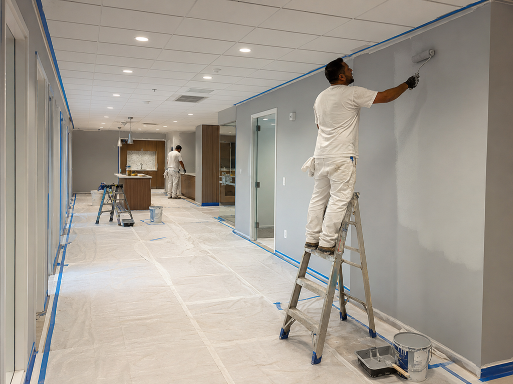 Interior Commercial Painting Tampa Office